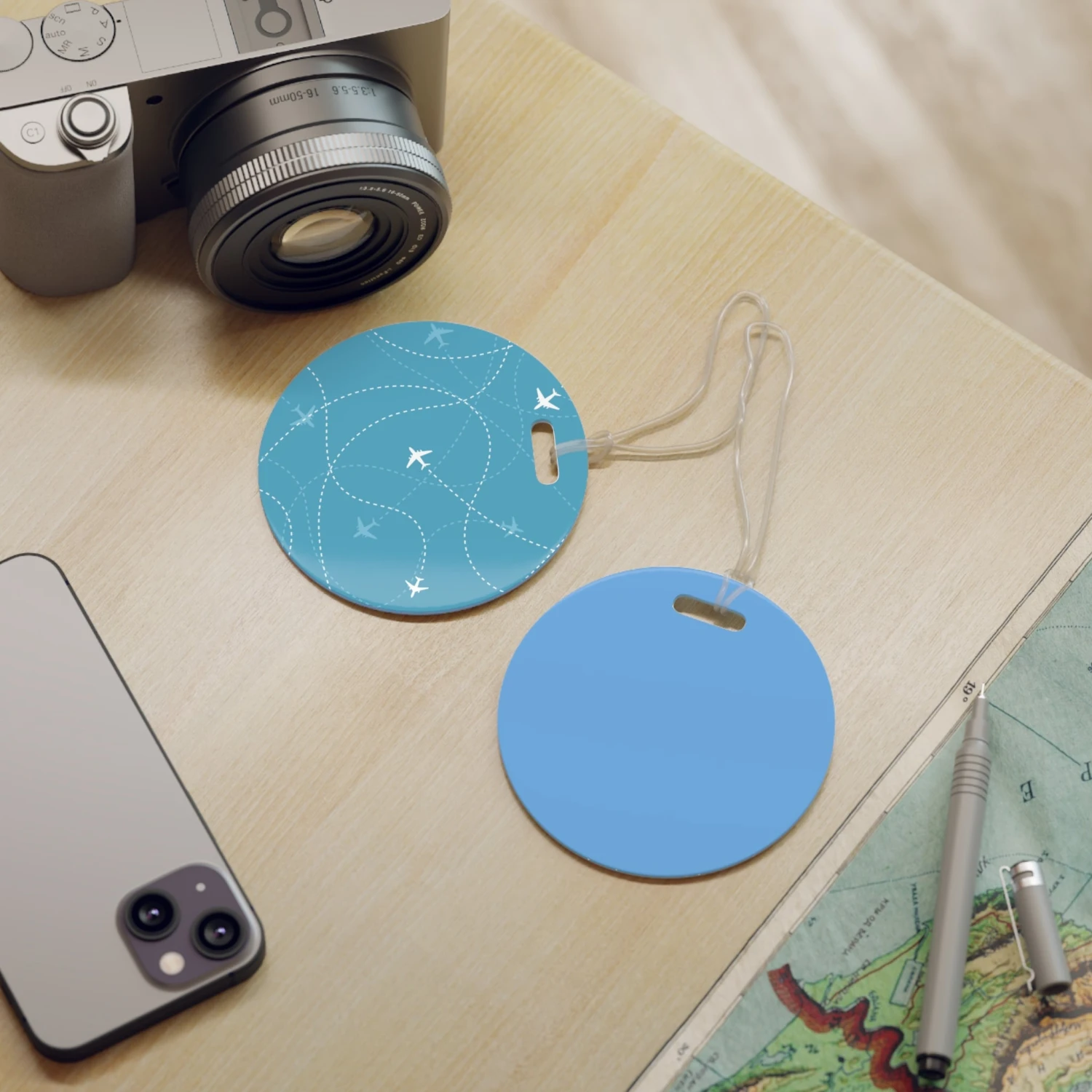 LFO - Luggage Factory - Planes Trails - Luggage Tags 3 LFO - Luggage Factory - Planes Trails - Luggage Tags