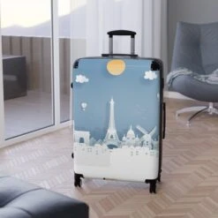 LFO - Luggage Factory - Blue Travels Suitcase -Samsonite Shop 17063341605786280469 2048