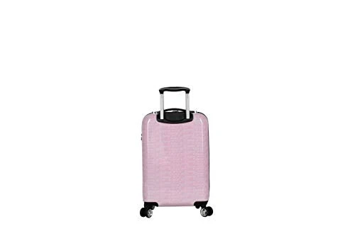Betsey Johnson 26 Inch Checked Luggage Collection - Expandable Scratch Resistant (ABS + PC) Hardside Suitcase - Designer Lightweight Bag With 8-Rolling Spinner Wheels (26IN, Colada) 5 Betsey Johnson 26 Inch Checked Luggage Collection - Expandable Scratch Resistant (ABS + PC) Hardside Suitcase - Designer Lightweight Bag With 8-Rolling Spinner Wheels (26IN, Colada) - Image 3