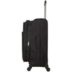 Kenneth Cole Reaction Going Places 24" 600d Polyester Expandable 4-Wheel Spinner Checked Luggage, Black 18 Kenneth Cole Reaction Going Places 24" 600d Polyester Expandable 4-Wheel Spinner Checked Luggage, Black -Samsonite Shop 31 fXhSuyaL