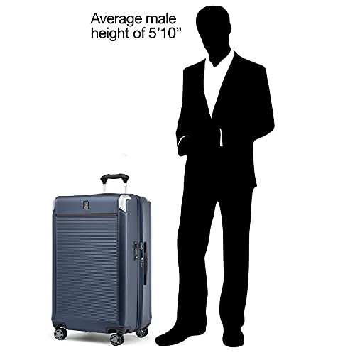 Travelpro Platinum Elite Expandable Hardside Spinner Luggage, Shadow Black, Checked- Large 5 Travelpro Platinum Elite Expandable Hardside Spinner Luggage, Shadow Black, Checked- Large - Image 3