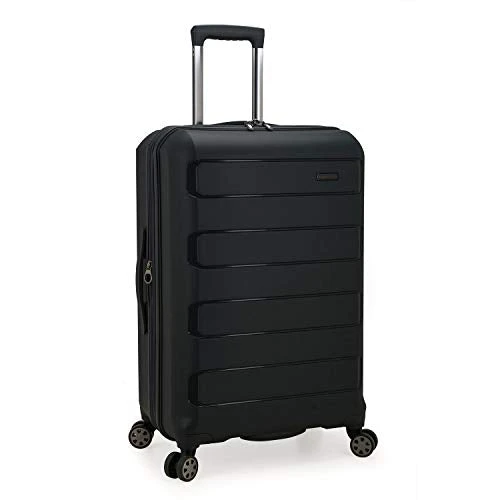 Traveler's Choice Pagosa Indestructible Hardshell Expandable Spinner Luggage, Black, Checked-Medium 26-Inch 3 Traveler's Choice Pagosa Indestructible Hardshell Expandable Spinner Luggage, Black, Checked-Medium 26-Inch