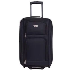 Travelers Club Genova Expandable Luggage Set, Black, 3 Piece -Samsonite Shop 315MHS6NyEL