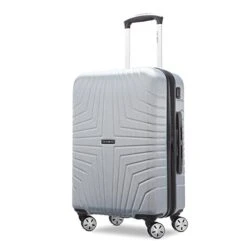 Samsonite Hers N Hers Luggage With Spinner Wheels, 2-Piece Set (BeautyCrate Plus Carry-On), Brushed Silver -Samsonite Shop 317cC9CmweL