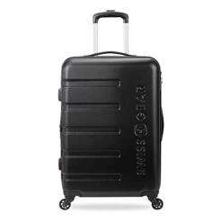 SWISSGEAR 7366 Hardside Expandable Luggage With Spinner Wheels (Medium Checked, Black) -Samsonite Shop 319tvyvnLBL