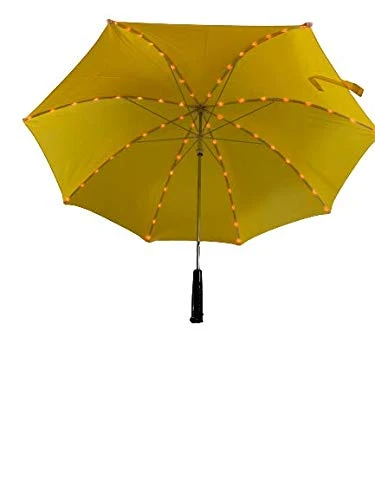 Rain Umbrella | LED UMBRELLA For Rain Or Sun Or Just For Fun | Quality Rain Umbrella For All Ages Boys/Girls/Adults |Great For Your Social Media Videos | Sun Wind Umbrella SJF Products (Yellow) 8 Rain Umbrella | LED UMBRELLA For Rain Or Sun Or Just For Fun | Quality Rain Umbrella For All Ages Boys/Girls/Adults |Great For Your Social Media Videos | Sun Wind Umbrella SJF Products (Yellow) - Image 6