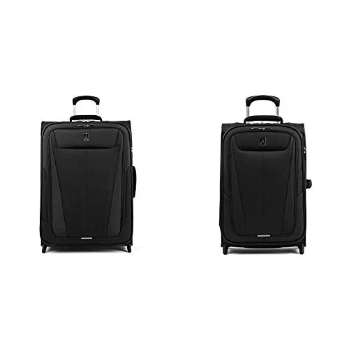 Travelpro Maxlite 5-Softside Lightweight Expandable Upright Luggage, Black, 2-Piece Set (21/25) 3 Travelpro Maxlite 5-Softside Lightweight Expandable Upright Luggage, Black, 2-Piece Set (21/25)