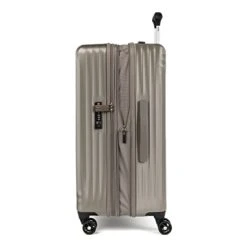 Travelpro Maxlite Air Hardside Expandable Luggage, 8 Spinner Wheels, Lightweight Hard Shell Polycarbonate, Champagne, Checked-Medium 25-Inch -Samsonite Shop 31GDT9xBT5L