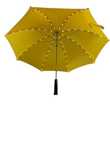 Rain Umbrella | LED UMBRELLA For Rain Or Sun Or Just For Fun | Quality Rain Umbrella For All Ages Boys/Girls/Adults |Great For Your Social Media Videos | Sun Wind Umbrella SJF Products (Yellow) 9 Rain Umbrella | LED UMBRELLA For Rain Or Sun Or Just For Fun | Quality Rain Umbrella For All Ages Boys/Girls/Adults |Great For Your Social Media Videos | Sun Wind Umbrella SJF Products (Yellow) - Image 7