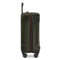 Briggs & Riley Torq Hardside Carry On Luggage With Spinner Wheels 22 Inch. USB Charging Port, TSA-Friendly Locks, Easy Access Hinged Front Pocket, Green -Samsonite Shop 31HLeQZZ29L