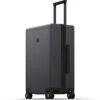LEVEL8 Luminous Textured Medium Checked Luggage, 24” Hardshell Suitcase, Lightweight PC Textured Hardside Spinner Trolley For Luggage, TSA Approved Checked Luggage With 8 Spinner Wheels, Dark Grey, 24-Inch Checked-In -Samsonite Shop 31K458w2VgL