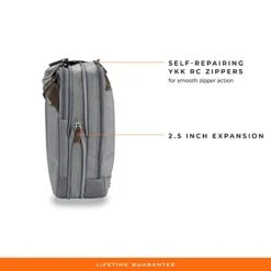 Briggs & Riley @ Work-Expandable Crossbody, Grey, One Size -Samsonite Shop 31Ufd0MhMvL