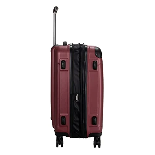 Kenneth Cole Reaction Renegade 24” Lightweight Hardside Expandable 8-Wheel Spinner Checked-Size Luggage, Sangria, Inch 6 Kenneth Cole Reaction Renegade 24” Lightweight Hardside Expandable 8-Wheel Spinner Checked-Size Luggage, Sangria, Inch - Image 4
