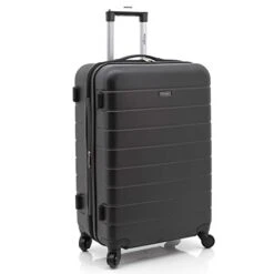 Wrangler Smart Luggage Set With Cup Holder And USB Port, Black, 3 Piece Set -Samsonite Shop 31Uv7dBsSvL