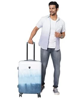 HEYS TIE-DYE Blue Rang Blue Color Case Large Size, Blue, 26", Luggage -Samsonite Shop 31V6P1wZvqL