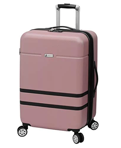 London Fog Southbury II Hardside Spinner Luggage, Blush, Checked-Medium 25-Inch 3 London Fog Southbury II Hardside Spinner Luggage, Blush, Checked-Medium 25-Inch