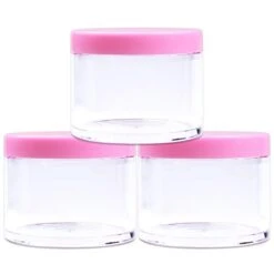 Beauticom 4 Oz. (120g/120ML, Quantity: 6 Pieces) Thick Wall Round Leak Proof Clear Acrylic Jars W/Lids For Beauty, Cream (6 Pieces (6 Jars + Lids Together), PINK) 14 Beauticom 4 Oz. (120g/120ML, Quantity: 6 Pieces) Thick Wall Round Leak Proof Clear Acrylic Jars W/Lids For Beauty, Cream (6 Pieces (6 Jars + Lids Together), PINK) -Samsonite Shop 31YPRhyg8 L