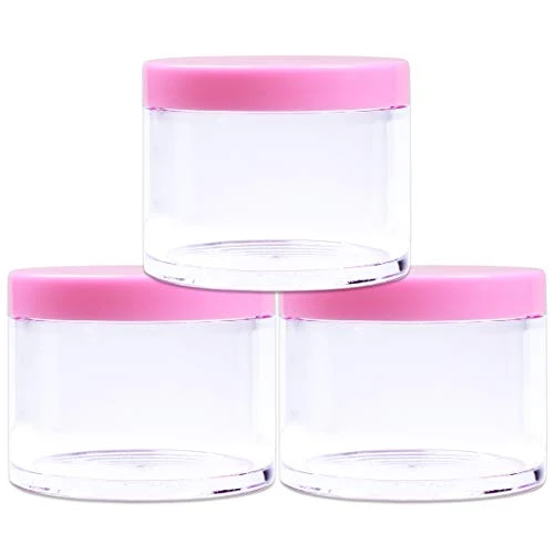 Beauticom 4 Oz. (120g/120ML, Quantity: 6 Pieces) Thick Wall Round Leak Proof Clear Acrylic Jars W/Lids For Beauty, Cream (6 Pieces (6 Jars + Lids Together), PINK) 7 Beauticom 4 Oz. (120g/120ML, Quantity: 6 Pieces) Thick Wall Round Leak Proof Clear Acrylic Jars W/Lids For Beauty, Cream (6 Pieces (6 Jars + Lids Together), PINK) - Image 5