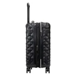 Kenneth Cole Reaction Diamond Tower Luggage Collection Lightweight Hardside Expandable 8-Wheel Spinner Travel Suitcase, Black, 20-Inch Carry On -Samsonite Shop 31Yt73J pgL