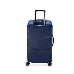 DELSEY Paris Chatelet Hardside 2.0 Luggage With Spinner Wheels, Navy, Checked-26 Inch Trunk, No Brake -Samsonite Shop 31ZjMpO7OFL