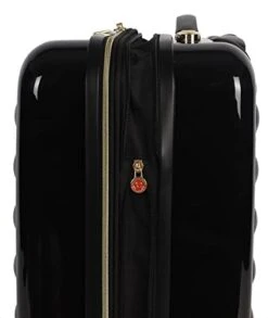 Betsey Johnson Luggage Hardside 3 Piece Set Suitcase With Spinner Wheels (20" 26" 30") (One Size, Heart To Heart Black)… -Samsonite Shop 31 9zDsuxkL