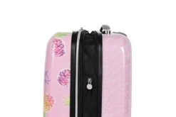 Betsey Johnson 26 Inch Checked Luggage Collection - Expandable Scratch Resistant (ABS + PC) Hardside Suitcase - Designer Lightweight Bag With 8-Rolling Spinner Wheels (26IN, Colada) 11 Betsey Johnson 26 Inch Checked Luggage Collection - Expandable Scratch Resistant (ABS + PC) Hardside Suitcase - Designer Lightweight Bag With 8-Rolling Spinner Wheels (26IN, Colada) -Samsonite Shop 31gmembb1QL