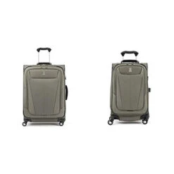 Travelpro Maxlite 5-Softside Expandable Spinner Wheel Luggage, Slate Green, 2-Piece Set (21/25)