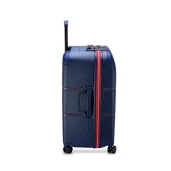 DELSEY Paris Chatelet Hardside 2.0 Luggage With Spinner Wheels, Navy, Checked-26 Inch Trunk, No Brake -Samsonite Shop 31ip3dHz2bL