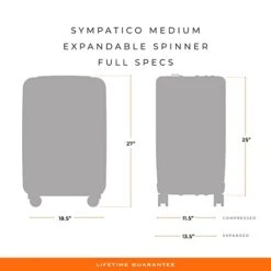 Briggs & Riley Sympatico Hardside Medium Spinner Luggage, Matte Navy, 27-Inch Checked -Samsonite Shop 31l08JhBAPL