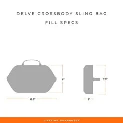 Briggs & Riley Delve Crossbody Sling Bag, Black -Samsonite Shop 31l6 1l6GGL