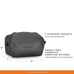 Briggs & Riley Vertical Crossbody, Black -Samsonite Shop 31lh7QiVO2L