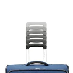 Samsonite Aspire DLX Softside Expandable Luggage With Spinner Wheels, Checked-Medium 25-Inch, Blue Depth -Samsonite Shop 31m03xV0p1L a1fac7be 246b 4fc9 ac10 9911484beec6