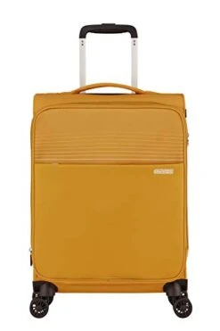American Tourister Unisex Adults Expandable, Yellow (Golden Yellow), Spinner S Erweiterbar (55 Cm-48.5 L) -Samsonite Shop 31mNQmkH4ML
