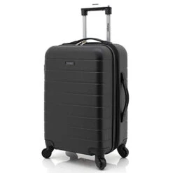 Wrangler Smart Luggage Set With Cup Holder And USB Port, Black, 20-Inch Carry-On -Samsonite Shop 31ntFpgUdNL