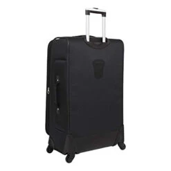 SwissGear Sion Softside Luggage With Spinner Wheels, Black, Checked-Large 29-Inch -Samsonite Shop 31nz18MYtSL