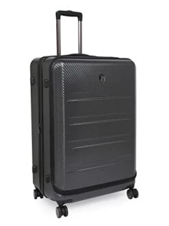 HEYS EZ Access 2.0 Range Charcoal Color Hard Large Luggage, Silver, Luggage -Samsonite Shop 31o60W1MjsL