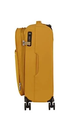American Tourister Unisex Adults Expandable, Yellow (Golden Yellow), Spinner S Erweiterbar (55 Cm-48.5 L) -Samsonite Shop 31qdphB09gL