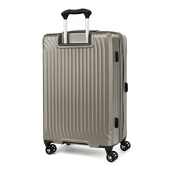 Travelpro Maxlite Air Hardside Expandable Luggage, 8 Spinner Wheels, Lightweight Hard Shell Polycarbonate, Champagne, Checked-Medium 25-Inch -Samsonite Shop 31surLuqRUL