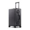 LEVEL8 Gibraltar Carry On Luggage, 20" Aluminum Frame Hardside Suitcase Zipperless Luggage With TSA Lock, 8 Spinner Wheels - Dark Grey -Samsonite Shop 31usGsdDMoL