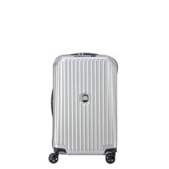 DELSEY Paris Securitime Expandable Luggage With Spinner Wheels, Silver, Carry-On 19 Inch -Samsonite Shop 31x63KX4cyL