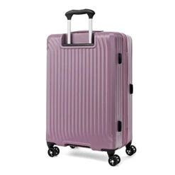 Travelpro Maxlite Air Hardside Expandable Luggage, 8 Spinner Wheels, Lightweight Hard Shell Polycarbonate, Orchid Pink Purple, Checked-Medium 25-Inch -Samsonite Shop 31xbZO6R8xL