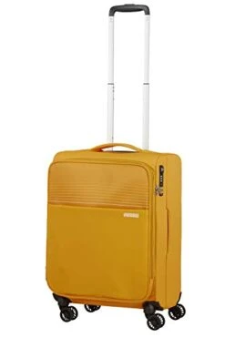 American Tourister Unisex Adults Expandable, Yellow (Golden Yellow), Spinner S Erweiterbar (55 Cm-48.5 L) -Samsonite Shop 31zBVWdcdFL