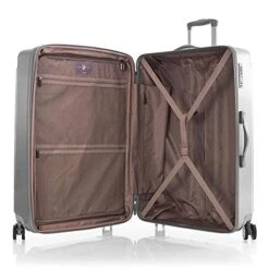 Heys America DuoTrak Spinner Luggage (Silver, One Size) -Samsonite Shop 4100kDrpxuL