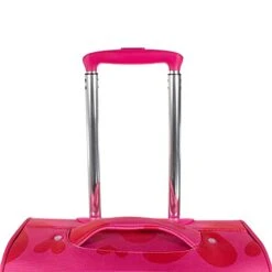 Cloe By Agatha Ruiz De La Prada Checked Medium 24" Inch Luggage With 360º-spinner Wheels In Magenta Color -Samsonite Shop 4109IBYJImS
