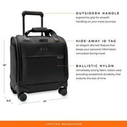 Briggs & Riley Cabin Spinner, Black 25 Briggs & Riley Cabin Spinner, Black -Samsonite Shop 411HpHRmpJL