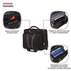 Wenger Luggage Granada Pro 15.6-Inch, Black 18 Wenger Luggage Granada Pro 15.6-Inch, Black -Samsonite Shop 411gBgOUnLL