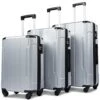 Merax 3 Piece Luggage Sets ABS Expandable Spinner Suitcase With TSA Lock 20 Inch 24 Inch 28 Inch -Samsonite Shop 412QX5zo49L