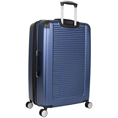 Ben Sherman 181037 Norwich Collection Lightweight Hardside PET Expandable 8-Wheel Spinner Luggage, Indigo, 28-Inch Checked 8 Ben Sherman 181037 Norwich Collection Lightweight Hardside PET Expandable 8-Wheel Spinner Luggage, Indigo, 28-Inch Checked - Image 6