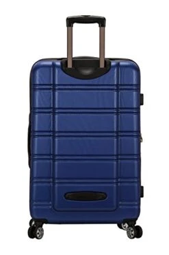 Rockland Melbourne Hardside Expandable Spinner Wheel Luggage, Blue, Checked-Large 28-Inch -Samsonite Shop 4149I9iTg L