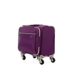 Cloe Under Seat 16 Inch Water-Resistant Textile Luggage With 360º-spinner Wheels In Purple Color -Samsonite Shop 4154cojvwlL